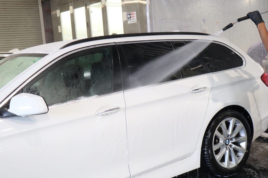 水洗い洗車